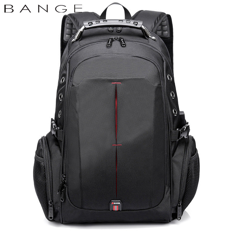 New Middle Student Schoolbag Waterproof Travel Business Men's Backpack Large-Capacity Rechargeable Backpack