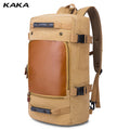 New literary retro casual Korean version large capacity rucksack men's backpack multi-functional travel backpack