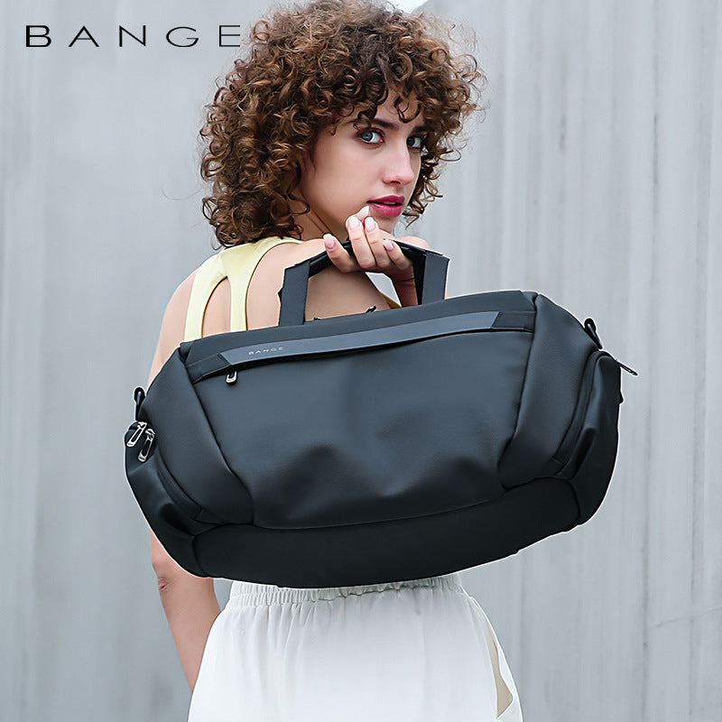 New Fitness Bag Men And Women Leisure Travel Oblique Shoulder Bag Sports Yoga Dry And Wet Separation Fitness Bag