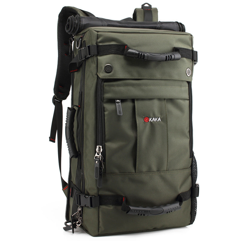 New Waterproof Middle School Student Schoolbag Men's Travel Outdoor Backpack Mountaineering Anti-Theft Shoulder Computer Bag With Lock