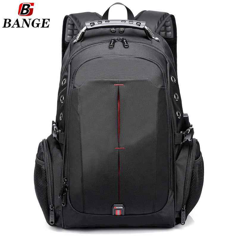 New Middle Student Schoolbag Waterproof Travel Business Men's Backpack Large-Capacity Rechargeable Backpack