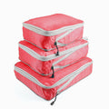 Travel compression packing cubes – ultralight, expandable, for luggage organization