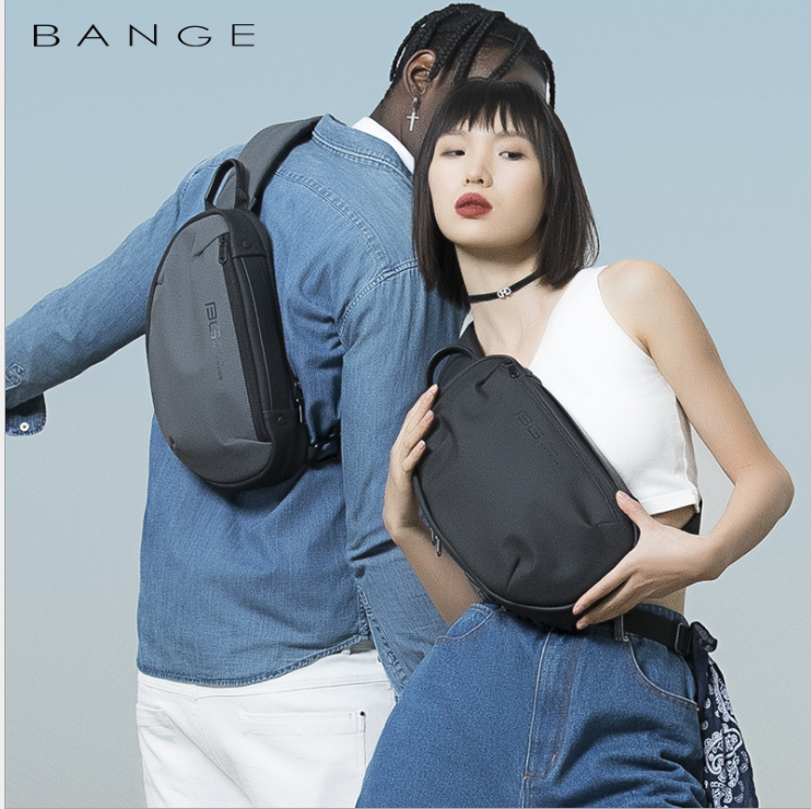 BANGE New Men Anti Theft Waterproof toiletry wash bag travel high quality men