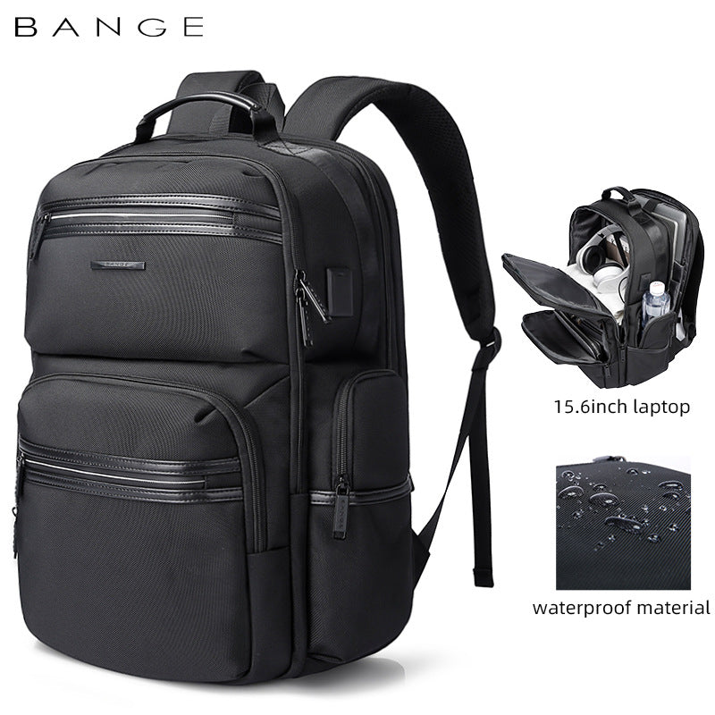 Backpack Men's New Backpack Men's Business Travel Large Capacity Multi-Function Men's Bag Computer Bag School Bag