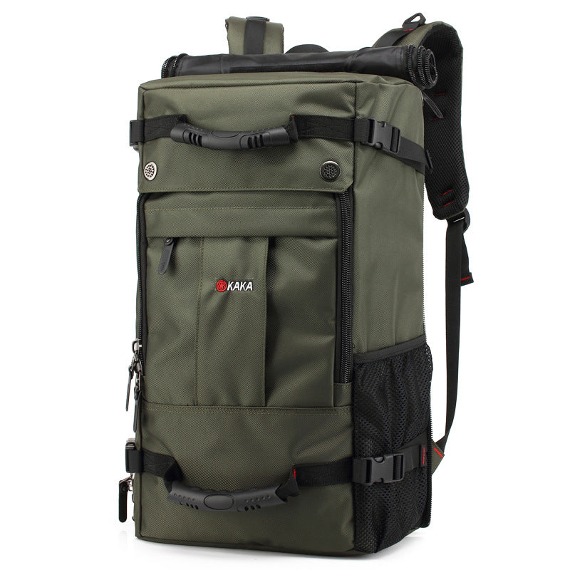 New Waterproof Middle School Student Schoolbag Men's Travel Outdoor Backpack Mountaineering Anti-Theft Shoulder Computer Bag With Lock