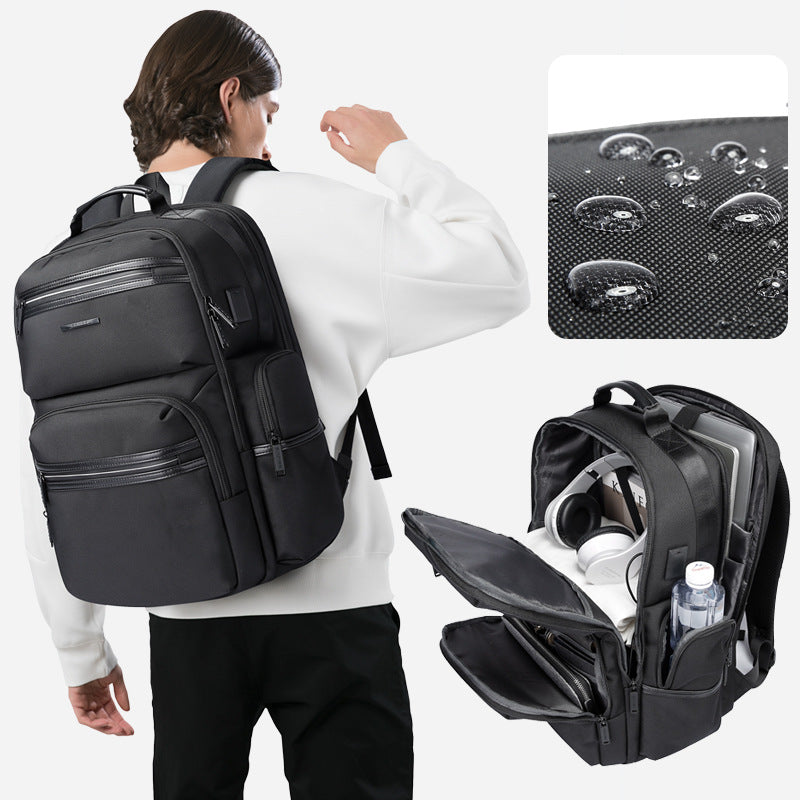 Backpack Men's New Backpack Men's Business Travel Large Capacity Multi-Function Men's Bag Computer Bag School Bag