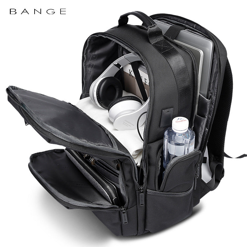 Backpack Men's New Backpack Men's Business Travel Large Capacity Multi-Function Men's Bag Computer Bag School Bag