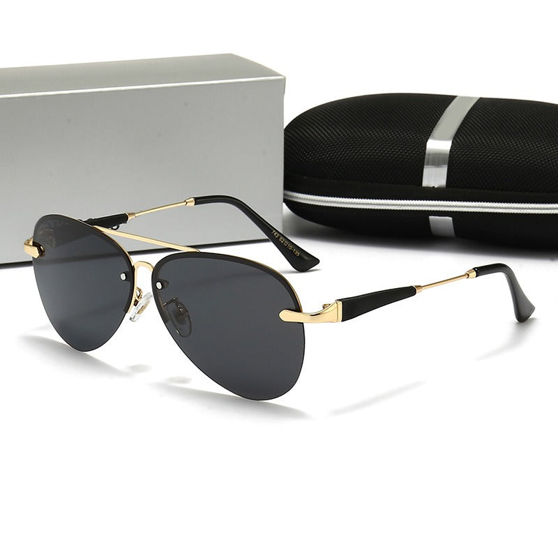 Polarized Sunglasses For Women New Vintage Metal Toads Live Broadcast Sunglasses For Men's Travel And Vacation
